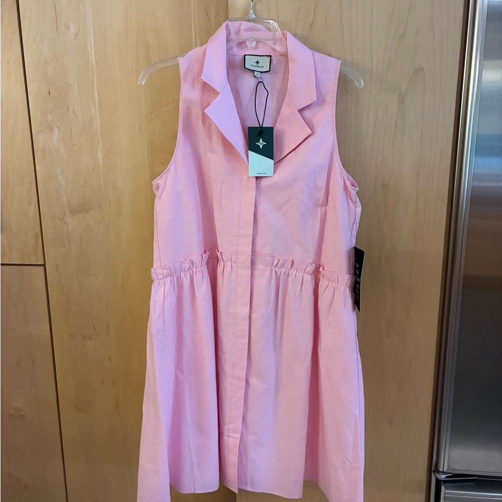 Tuckernuck Pink Collared Dress
